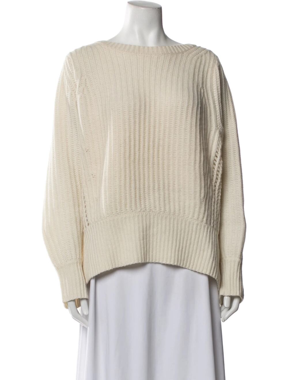 Rag & Bone 100% Cashmere Sweater Ivory Large